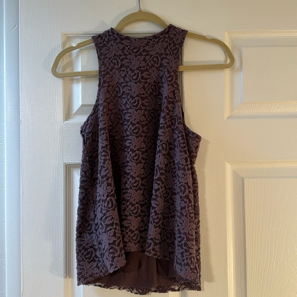 Hollister purple halter top